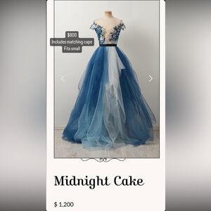 Chotronette made to order dress. Fits like size small. Worn once for photo shoot